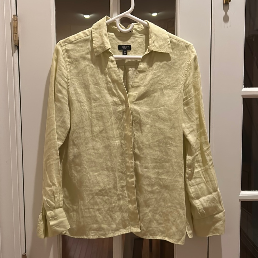 100% Linen Top | Talbots